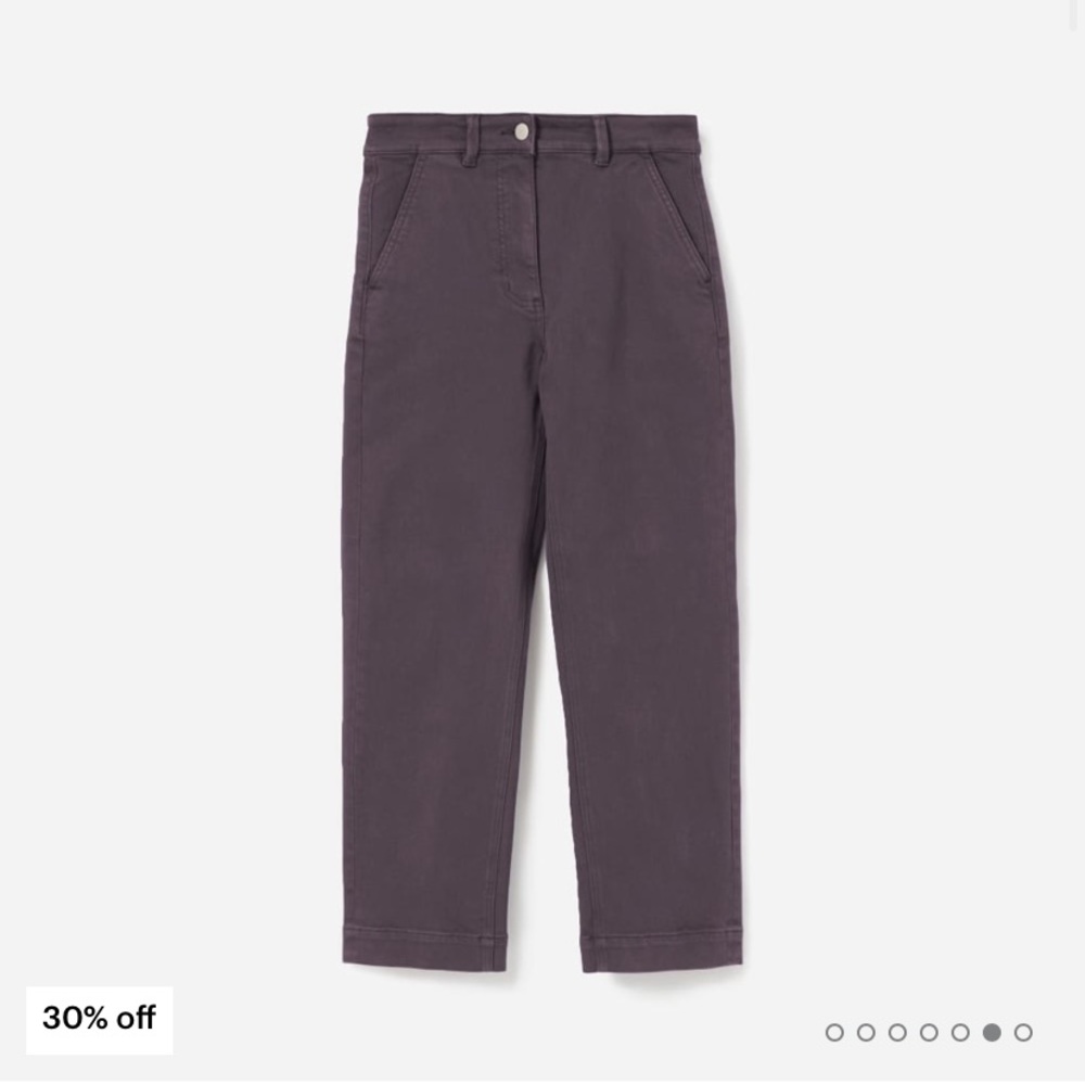Everlane straight leg crop pants